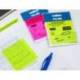 BLOC DE NOTAS ADHESIVAS QUITA Y PON MILAN 76X76 MM REMOVIBLE PLASTICO TRANSLUCIDO COLOR AMARILLO FLUOR 50