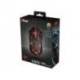 RATON TRUST GXT133 LOCX GAMING OPTICO LUCES LED 800-4000 PPP 6 BOTONES USB 2.0 CABLE 1,80 M NEGRO