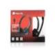 AURICULAR NGS VOX 505 MICROFONO Y CONTROL DE VOLUMEN DIADEMA AJUSTABLE JACK 3,5 MM LONGITUD CABLE COLOR NEGRO