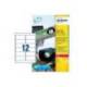 ETIQUETA ADHESIVA AVERY POLIESTER COLOR BLANCO PARA IMPRESORA LASER 99,1X42,3 MM CAJA DE 240 UNIDADES
