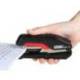 GRAPADORA MARCA RAPID S27 FULLSTRIP PLASTICO CAPACIDAD DE GRAPADO 30 HOJAS USA GRAPAS 24/6 Y 26/6 COLOR NEGRO/ROJO