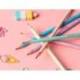 LAPICES DE GRAFITO CON GOMA MARCA STABILO SWANO MINA 2,2 MM DUREZA HB EXPOSITOR DE 72 UNIDADES COLORES PASTELES