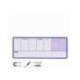 PLANIFICADOR SEMANAL MARCA NOBO MAGNETICO COLOR VIOLETA 140X360 MM