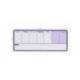 PLANIFICADOR SEMANAL MARCA NOBO MAGNETICO COLOR VIOLETA 140X360 MM