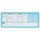 PLANIFICADOR SEMANAL NOBO MAGNETICO AZUL 140X360 MM