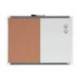 PIZARRA BLANCA MARCA NOBO MAGNETICA CON TABLERO DE CORCHO 585X430 MM