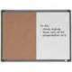 PIZARRA BLANCA MARCA NOBO MAGNETICA CON TABLERO DE CORCHO 585X430 MM
