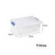 CONTENEDOR PLASTICO MARCA PLASTICFORTE 9 LITROS N 29 TRANSPARENTE CON TAPA 260X370X140 MM