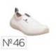 ZAPATOS DE SEGURIDAD DELTAPLUS MICROFIBRA PU SUELA PU MONO-DENSIDAD BLANCO TALLA 46