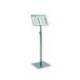 EXPOSITOR MARCA ROCADA DE SUELO MAGNETICO ROTATIVO 90 HORIZONTAL/VERTICAL ALTURA AJUSTABLE DIN A3