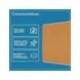 PIZARRA CORCHO MARCA ROCADA MARCO ALUMINIO CON CANTONERAS 100X150 CM