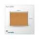 PIZARRA CORCHO MARCA ROCADA MARCO ALUMINIO CON CANTONERAS 45X60 CM