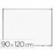 PIZARRA BLANCA MARCA ROCADA LACADA MAGNETICA MARCO ALUMINIO CON CANTONERAS 90X120 CM