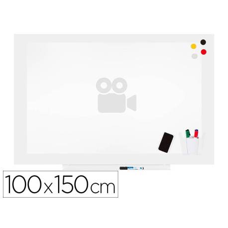PIZARRA BLANCA MARCA ROCADA SKINMATT PROYECCION MATE LACADA MAGNETICA 100X150 CM
