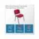 SILLA MARCA ROCADA CONFIDENTE ESTRUCTURA METALICA ASIENTO TELA IGNIFUGA BURDEOS 570X410X810 MM