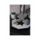 ROLLO ADHESIVO D-C-FIX COLOR PLATA METAL BRILLO ANCHO 45 CM LARGO 1,5 MT