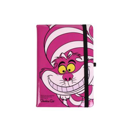 CUADERNO DE NOTAS PREMIUM MARCA DISNEY ALICIA CON GOMILLA DIN A5