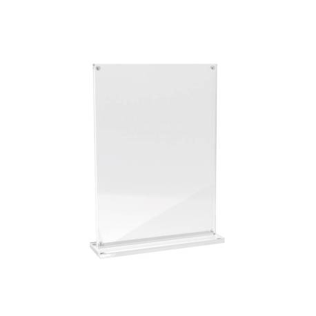 EXPOSITOR SOBREMESA MARCA MAUL VISION ACRILICO DIN A5 167X47X230 MM