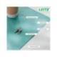ALFOMBRILLA DE SOBREMESA MARCA LEITZ 80X40 CM COLOR VERDE MENTA