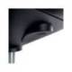 TABURETE MARCA LEITZ ERGO CON ASIENTO TRIANGULAR 5 RUEDAS GIRATORIAS REGULABLE EN ALTURA HASTA 59 CM NEGRO
