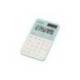 CALCULADORA MARCA CASIO SL-310YC BOLSILLO 12 DIGITOS TECLAS TAX +/- COLOR VERDE CLARO