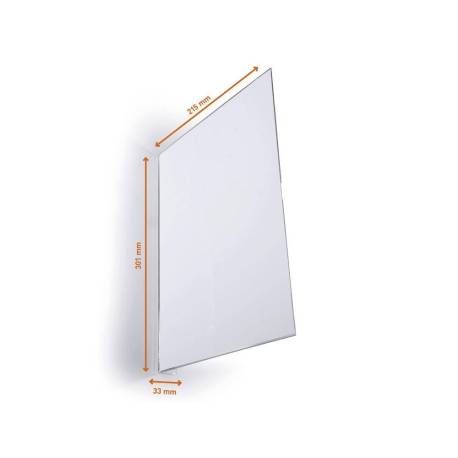 SEÑAL DE PASILLO ADHESIVA MARCA DURABLE DIN A4 VERTICAL PACK DE 10 UNIDADES