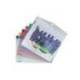 CARPETA BROCHE MARCA DJOIS POLIPROPILENO DIN A4 HORIZONTAL PACK DE 12 UNIDADES COLORES SURTIDOS