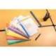 CARPETA BROCHE MARCA DJOIS POLIPROPILENO DIN A4 HORIZONTAL PACK DE 12 UNIDADES COLORES SURTIDOS