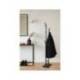 PERCHERO METALICO MAUL RIMA PIE 6 COLGADORES DE MADERA COLOR NEGRO 1840X480X230 MM