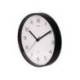 RELOJ MARCA MAUL DRIP DE PARED REDONDO 25 CM DIAMETRO CUARZO MARCO NEGRO