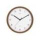 RELOJ MAUL GRAIN DE PARED REDONDO 30 CM DIAMETRO CUARZO MARCO MADERA OSCURA