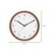 RELOJ MAUL GRAIN DE PARED REDONDO 30 CM DIAMETRO CUARZO MARCO MADERA OSCURA