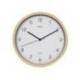 RELOJ MARCA MAUL GRAIN DE PARED REDONDO 30 CM DIAMETRO CUARZO MARCO MADERA NATURAL CLARA