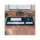 ALFOMBRILLA DE ESCRITORIO MARCA LEITZ PIEL RECICLADA COLOR GRIS OSCURO 700X360 MM