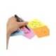 BLOC DE NOTAS ELECTROSTATICAS QUITA Y PON MARCA DJOIS 75X75 MM 250 HOJAS 5 COLORES SURTIDOS