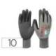 GUANTES DE NITRILO Y NYLON MARCA SAFETOP OXYLUX SATINADO TALLA 10