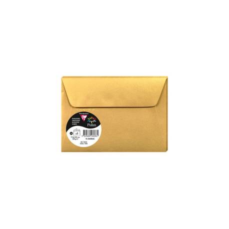 SOBRE MARCA CLAIREFONTAINE POLLEN 114X162 CM 120G DORADO PACK DE 5 UNIDADES