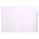 LIBRETA MARCA CLAIREFONTAINE DIN A4 TAPA PLASTICO TRANSLUCIDO FLEXIBLE 48 HOJAS 90 GR CUADRO 5 MM COLORES PASTEL