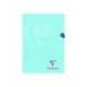 LIBRETA MARCA CLAIREFONTAINE DIN A4 TAPA PLASTICO TRANSLUCIDO FLEXIBLE 48 HOJAS 90 GR CUADRO 5 MM COLORES PASTEL