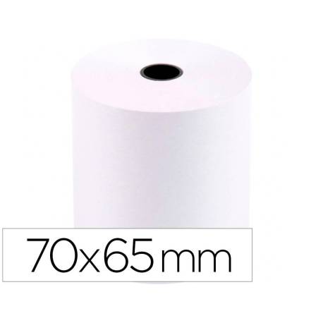 Rollo sumadora q-connect electro 70 mm ancho x 65 mm diametro sin bisfenol a.