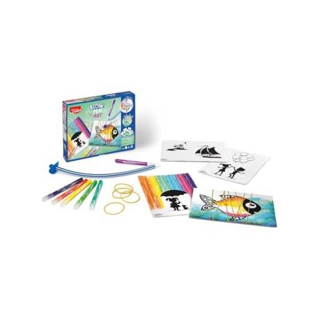 JUEGO MARCA MAPED CREATIV AEROGRAFO BLOW PEN ART CUERDAS