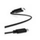 CABLE TNB USB-C A USB-C LONGITUD 2 M NEGRO