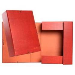 Carpeta de proyectos Liderpapel de carton con gomas cuero 9 cm