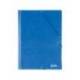 Carpetas de gomas en carton prespan Liderpapel Folio azul 880 g/m2