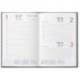 AGENDA OFICINA MARCA LIDERPAPEL 2027 ENCUADERNADA CORFU DIA PAGINA A5 BILINGUE 60G PAPEL FSC BLUE