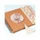 ALBUM DE FOTOS ESPIRAL MARCA CLAIREFONTAINE TAPA DURA KRAFT 210X160 MM 40 HOJAS 200 G