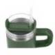 TAZA TERMICA ASA MARCA ANTARTIK PULSE ISOTERMICA TAPA HERMETICACERO INOXIDABLE PAJITA LIBRE BPA VERDE MILITAR 570 ML