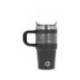 TAZA TERMICA ASA MARCA ANTARTIK PULSE ISOTERMICA TAPA HERMETICA ACERO INOXIDABLE PAJITA LIBRE BPA NEGRO 570 ML