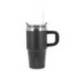 TAZA TERMICA ASA MARCA ANTARTIK PULSE ISOTERMICA TAPA HERMETICA ACERO INOXIDABLE PAJITA LIBRE BPA NEGRO 570 ML