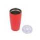 VASO TERMICO MARCA ANTARTIK MONO TAPA HERMETICA ACERO INOXIDABLE LIBRE DE BPA ROJO 520 ML